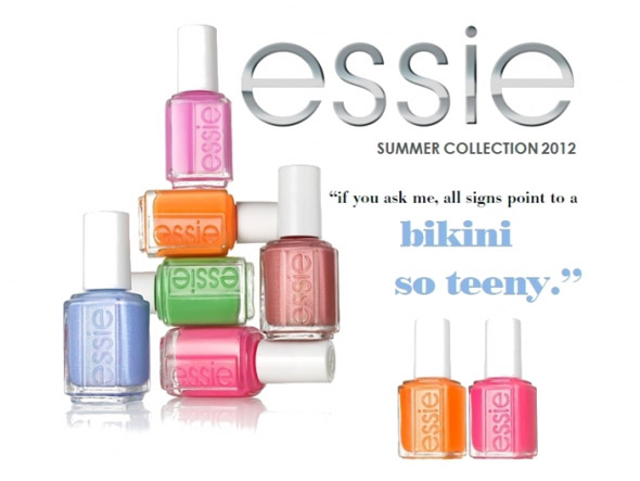 Τα καλοκαιρινά χρώματα στα βερνίκια νυχιών της Essie! Bikini so teeny, summer 2012 collection